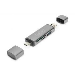 Card reader Digitus Dual Card Reader USB-C / USB 3.0, OTG, card reader
