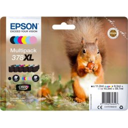 Pachet 6 Cartuse Cerneala Epson Multipack 378XL C13T37984010