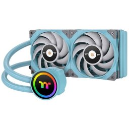Cooler Procesor Thermaltake TOUGHLIQUID 240 ARGB Sync All-In-One Liquid Cooler Turquoise 240mm