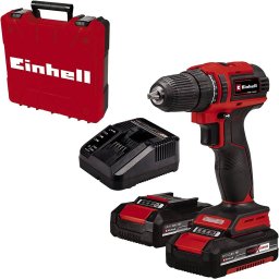 Masina De Gaurit Einhell TE-CD 18/40 Li BL 18V Acumulator Rosu-Negru