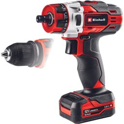 Masina de gaurit Einhell Cordless Drill TE-CD 12/1 X-Li, 12V (red/black, Li-Ion battery 2Ah)