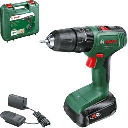 Bosch Bosch Powertools cordless impact drill EasyImpact 18V-40 (green/black, Li-ion battery 2.0Ah, case, POWER FOR ALL ALLIANCE)