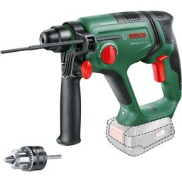 Bosch Bosch Powertools cordless hammer drill UniversalHammer 18V BARETOOL, adapter (green/black, without battery and charger, POWER FOR ALL ALLIANCE)