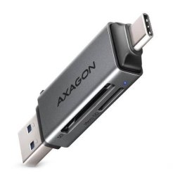 Cititor Carduri AXAGON CRE-DAC Superspeed USB-C + USB-A SD microSD UHS-I