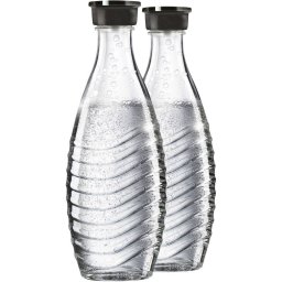 Set 2 Carafe Sticla SodaStream 615ML pentru Aparat de Facut Sifon Crystal / Penguin Transparent