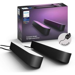 Philips PHILIPS HUE HUE white & color Ambiance Play Lightbar, LED light (black, twin pack)
