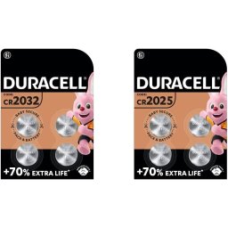 Set 4 Baterii Duracell CR2032