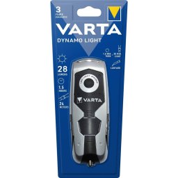 Lanterna Varta Dynamo Light, flashlight (silver/black)
