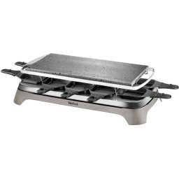 Gratar electric Tefal raclette grill Pierrade PR457B (grey/black, 1,350 watts, for 10 people)