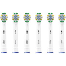 Braun Oral-B Pro Deep Cleaning Brush Heads Pack of 6 (White)
