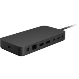 Hub USB Microsoft Surface Thunderbolt 4 dock, docking station (black, USB-C, USB-A, Thunderbolt 4)