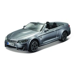 Macheta BBURAGO Masinuta Street Fire 1:43 BMW M4 Cabrio BB30010B-30298 Gri Metalic