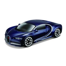 Macheta BBURAGO Masinuta Street Fire 1:43 Bugatti Chiron BB30010B-30348 Albastru Inchis Metalizat