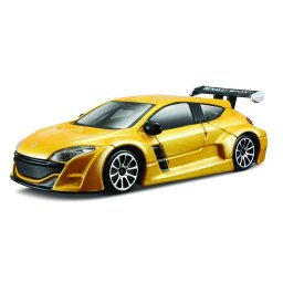 Macheta BBURAGO Masinuta Street Fire 1:43 Renault Megane BB30010R-30216 Galben Metalizat
