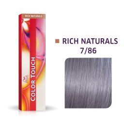 Vopsea Semipermanenta Wella Professionals Color Touch 7/86 60Ml Blond Mediu Perlat Violet