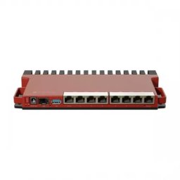 Router MikroTik L009UiGS-RM 8x LAN PoE 1x SFP Rosu