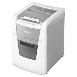 Distrugator Documente LEITZ IQ Autofeed Small Office 8 Coli 34L Cruce Alb