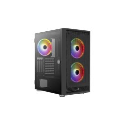 Carcasa Aerocool PGS Graphite-G-BK-v2 FRGB Midi Tower Negru