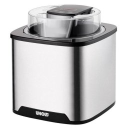 Masina de Inghetata Unold Gelato 48855 Putere 12W Recipient 1.5L Argintiu/Negru