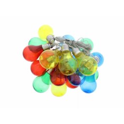 Ghirlanda Luminoasa WELL Decorativa 20 LED-uri Cablu Transparent IP44 Multicolor