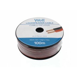 Cablu Difuzor WELL 2X0.75mmp 100m Cupru PVC Multicolor