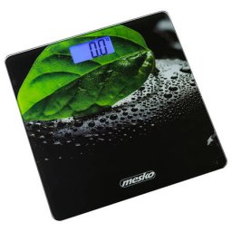 Cantar Corporal MESKO MESKO Max 150kg LCD Sticla Securizata Negru
