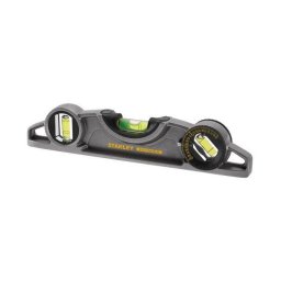 Nivela Magnetica Fatmax Torpedo Stanley Aluminiu 250mm 0-43-609 3 Fiole Negru