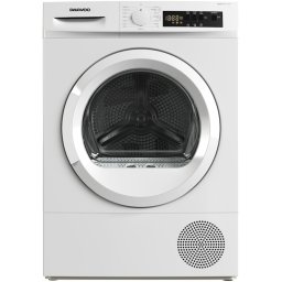 Uscator Rufe Daewoo DDR-VH8A 8KG 15 Programe Pompa de Caldura Clasa E Alb