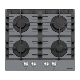 Plita Gaz Incorporabila Pyramis 6704 Pearl 4 Arzatoare Fonta Aprindere Electronica Automata Gri