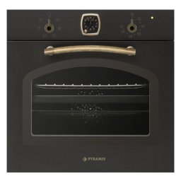 Pachet Cuptor Incorporabil + Plita Pyramis 16P Clasa A 64L 0.78kW/h Electronic 2170W Negru