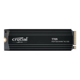 SSD Crucial T705 1TB PCI Express 5.0 NVMe Negru
