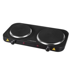 Plita Electrica Esperanza Yellowstone EKH014K 2 Zone de Gatit 2500W Negru