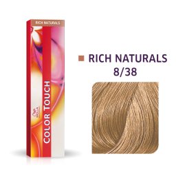 Vopsea Semipermanenta Wella Professionals Color Touch 8/38 Blond Deschis 60Ml