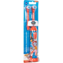 Periuta Electrica Paw Patrol Cu Baterii Cap De Rezerva Rosu