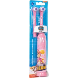 Periuta Electrica Paw Patrol Cu Baterii Cap De Rezerva Roz