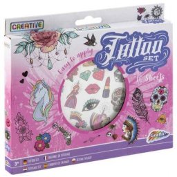 Set Educativ Creativ Grafix Coli Tatuaje Roz