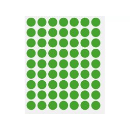 Buline Etichete Autoadezive Markin Diametru 14MM 630 Bucati / Plic Verde