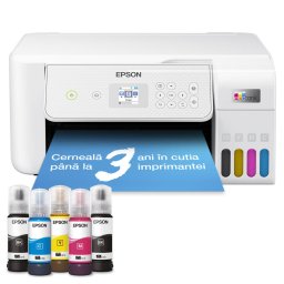 Multifunctionala Epson EcoTank L3286 InkJet CISS Color Format A4 Wi-Fi Alb