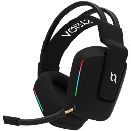 Casti Wireless AQIRYS Alya 2.0 Iluminare Rgb Bluetooth Negru