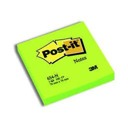Notes Adeziv Neon Post-it 76 x 76 mm 100 File