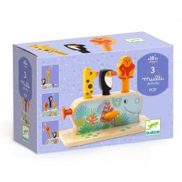 Jucarie Djeco Lemn Pop-up Multi Activity