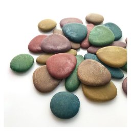 Set De Activitati Cu Pietricele Edx Education Junior Rainbow Eco-Pebbles