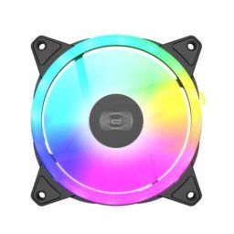 Set 3 Ventilatoare PCCOOLER 120MM 500-1800RPM LED ARGB Negru