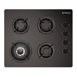 Plita pe Gaz Pyramis 5343.02 Wok Sticla Neagra