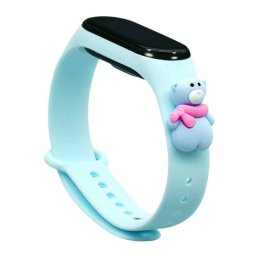 Curea OEM Xiaomi Mi Band 6 Mi Band 5 Sarbatori de Craciun Urs Albastru