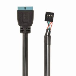 Cablu Intern Gembird USB 2.0 la USB 3.0 Negru
