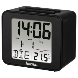 Radio Cu Ceas Hama Cube Alarma Negru