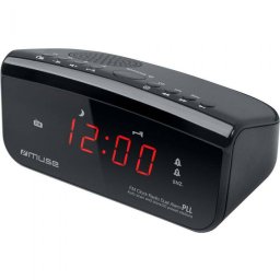 Radio MUSE M-12CR cu Ceas Negru