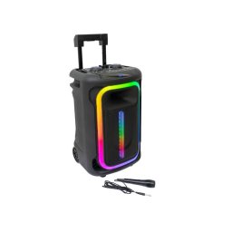 Boxa Portabila Ibiza Sound Efecte Led 12"/30Cm Cu Tws Bt/Usb/Aux//Msd Negru