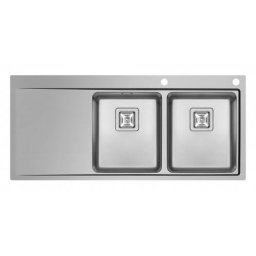 Chiuveta Inox Pyramis OLYNTHOS 116x52 2B 1D DR
